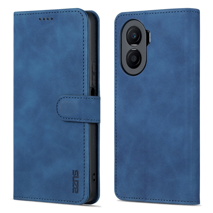 For Honor X40i AZNS Skin Feel Calf Texture Flip Leather Phone Case