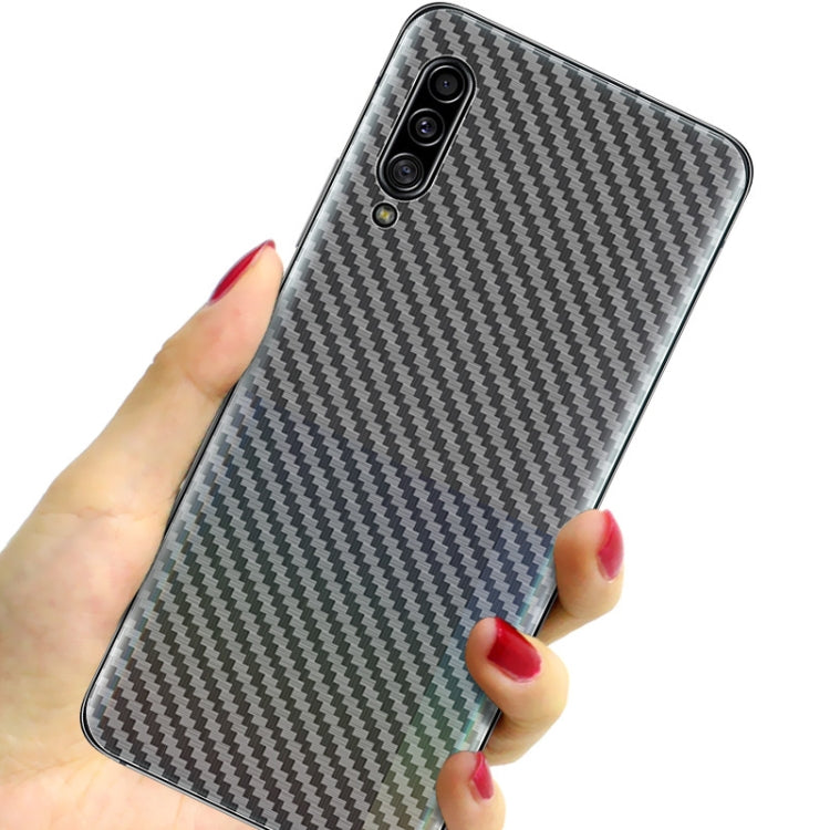 For Galaxy A90 5G IMAK Carbon Fiber Pattern PVC Back Protective Film