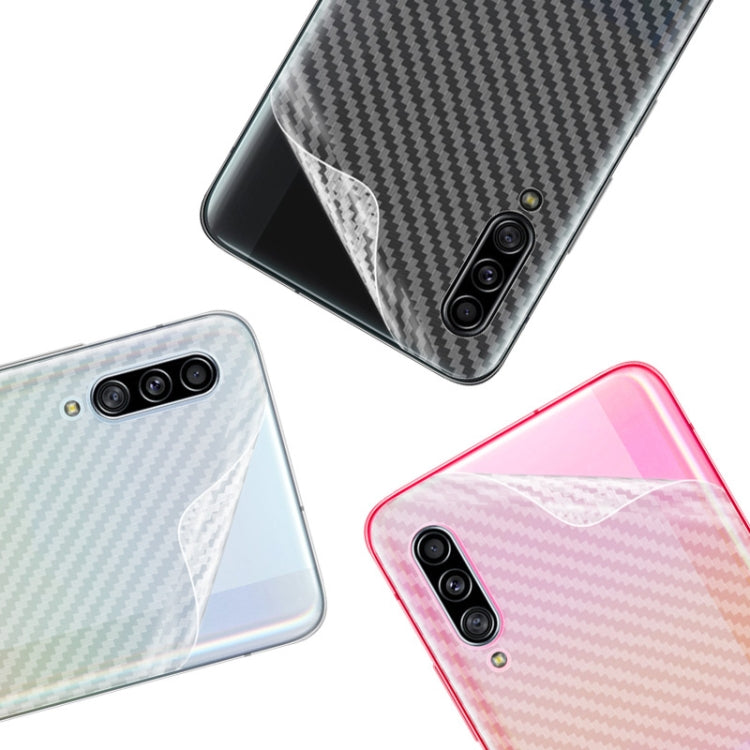 For Galaxy A90 5G IMAK Carbon Fiber Pattern PVC Back Protective Film