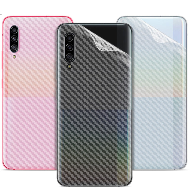 For Galaxy A90 5G IMAK Carbon Fiber Pattern PVC Back Protective Film