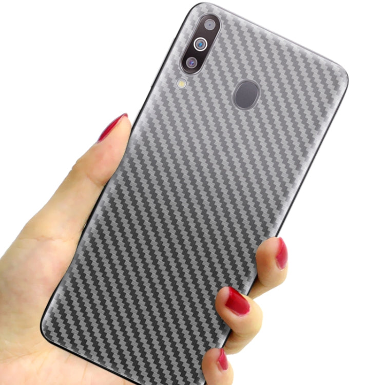For Galaxy M30 IMAK Carbon Fiber Pattern PVC Back Protective Film