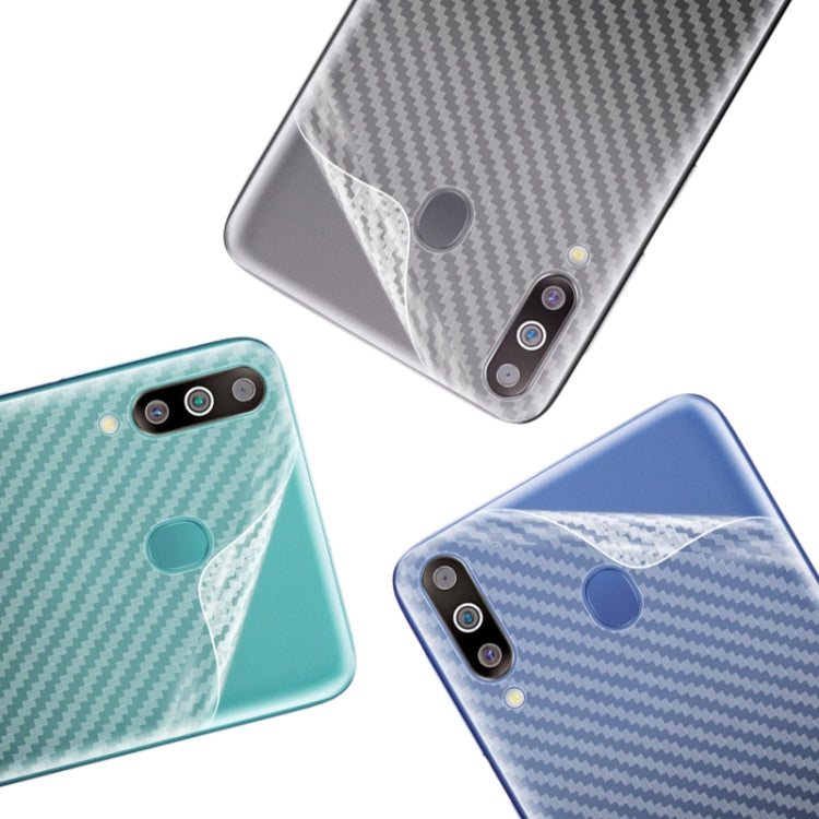 For Galaxy M30 IMAK Carbon Fiber Pattern PVC Back Protective Film