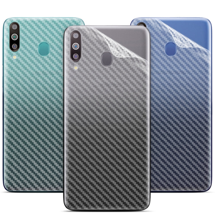 For Galaxy M30 IMAK Carbon Fiber Pattern PVC Back Protective Film