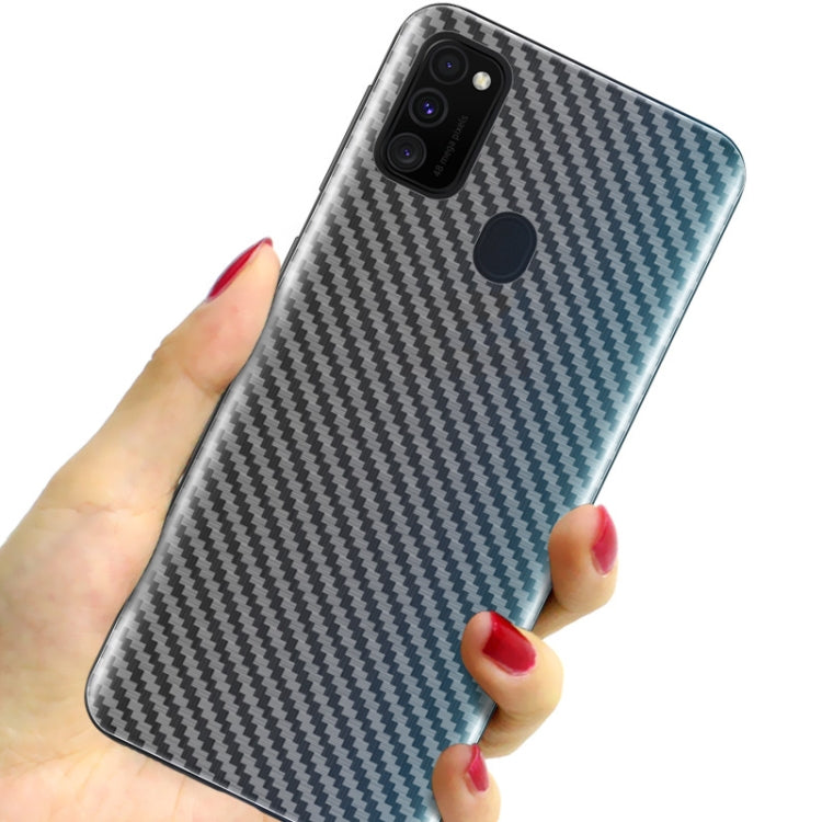 For Galaxy M30s IMAK Carbon Fiber Pattern PVC Back Protective Film