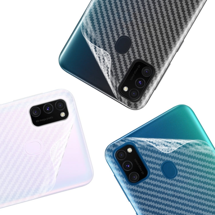 For Galaxy M30s IMAK Carbon Fiber Pattern PVC Back Protective Film