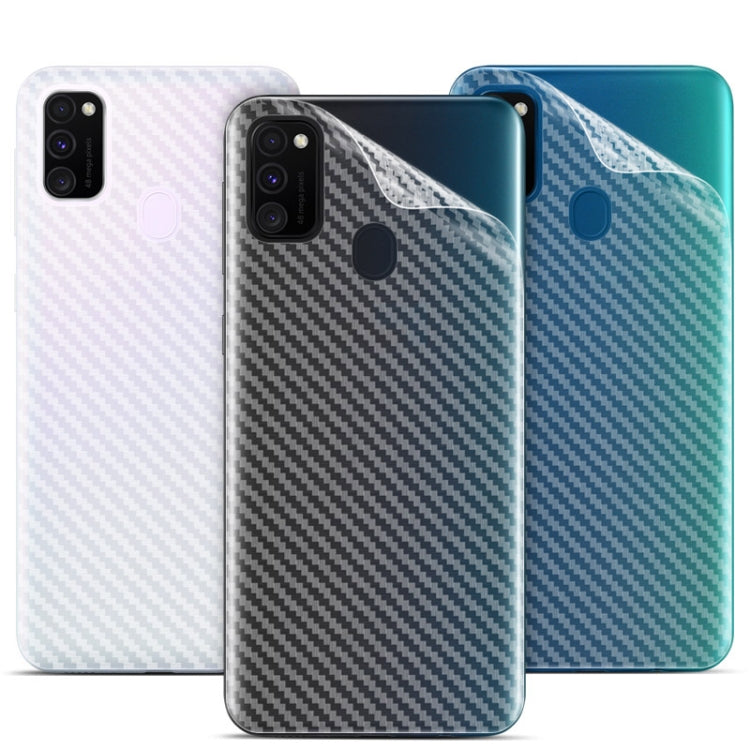 For Galaxy M30s IMAK Carbon Fiber Pattern PVC Back Protective Film