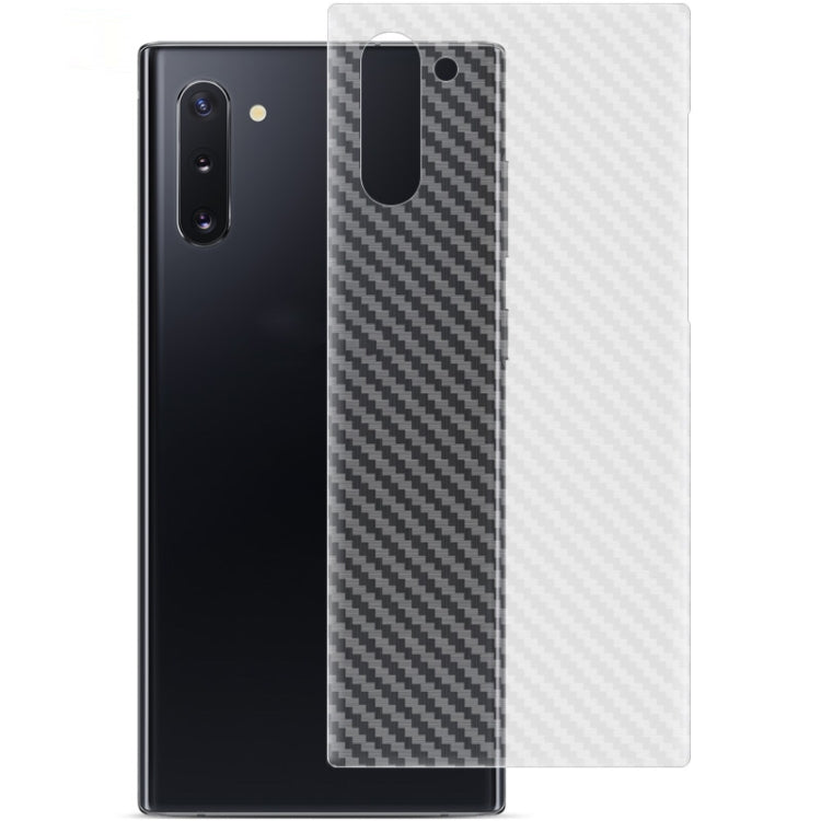 For Galaxy Note 10 IMAK Carbon Fiber Pattern PVC Back Protective Film