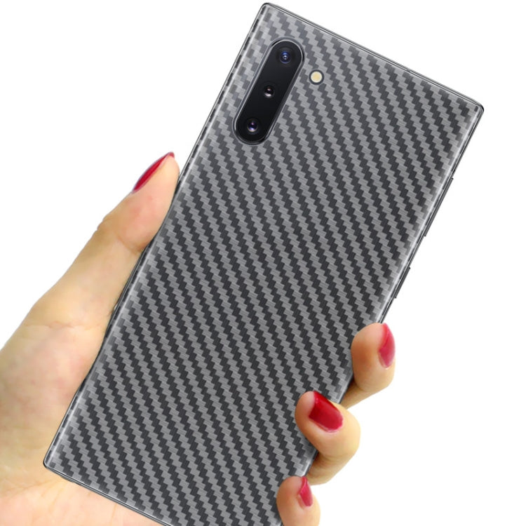 For Galaxy Note 10 IMAK Carbon Fiber Pattern PVC Back Protective Film
