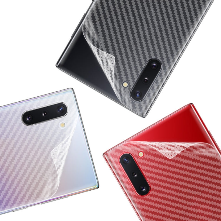 For Galaxy Note 10 IMAK Carbon Fiber Pattern PVC Back Protective Film