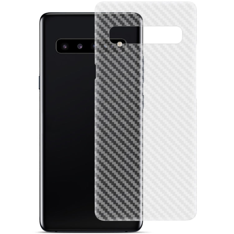 For Galaxy S10 5G IMAK Carbon Fiber Pattern PVC Back Protective Film