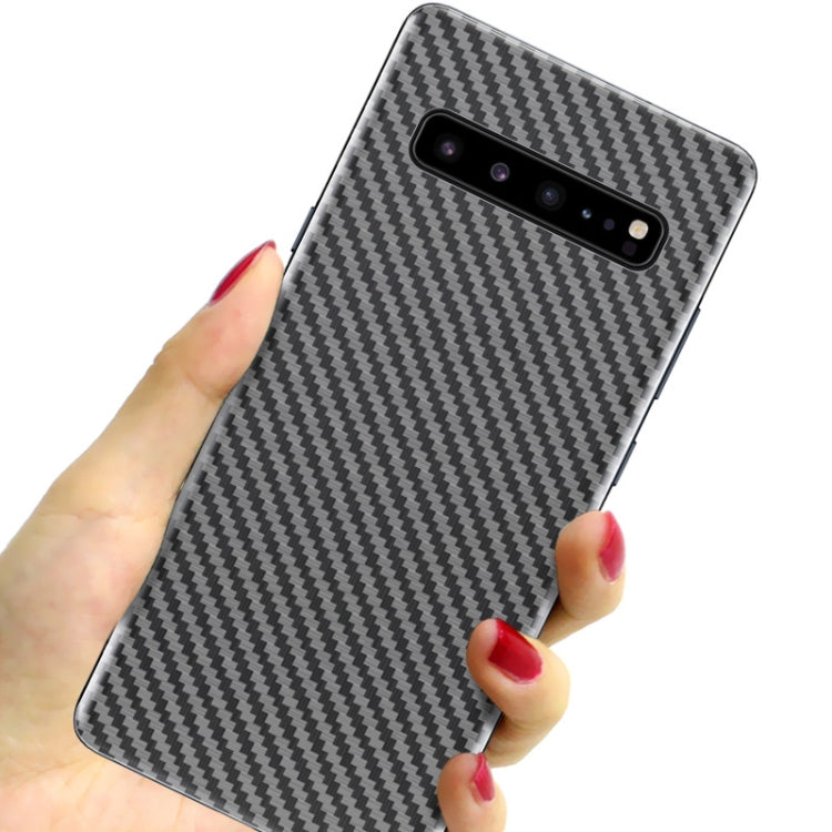 For Galaxy S10 5G IMAK Carbon Fiber Pattern PVC Back Protective Film