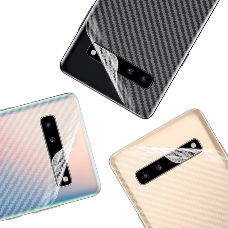 For Galaxy S10 5G IMAK Carbon Fiber Pattern PVC Back Protective Film