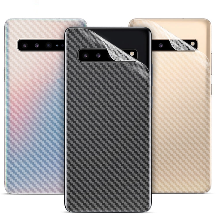 For Galaxy S10 5G IMAK Carbon Fiber Pattern PVC Back Protective Film