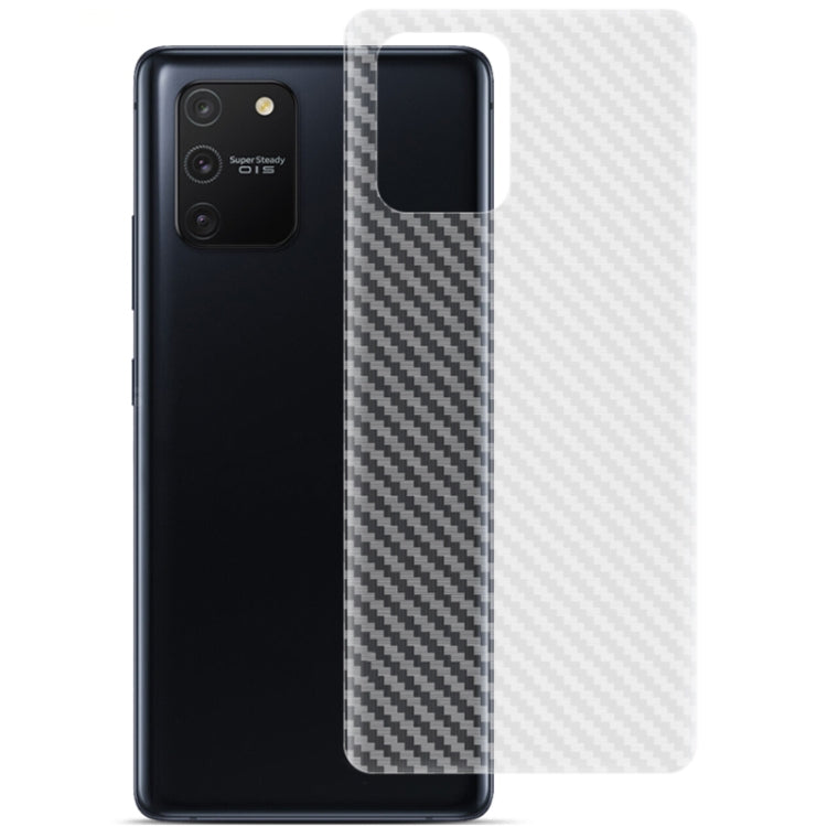 For Galaxy S10 Lite & A91 & M80s IMAK Carbon Fiber Pattern PVC Back Protective Film