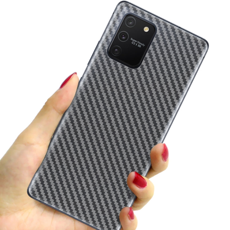 For Galaxy S10 Lite & A91 & M80s IMAK Carbon Fiber Pattern PVC Back Protective Film