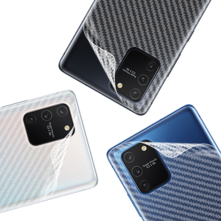 For Galaxy S10 Lite & A91 & M80s IMAK Carbon Fiber Pattern PVC Back Protective Film