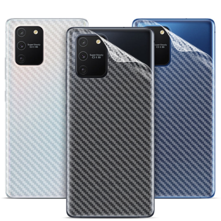 For Galaxy S10 Lite & A91 & M80s IMAK Carbon Fiber Pattern PVC Back Protective Film
