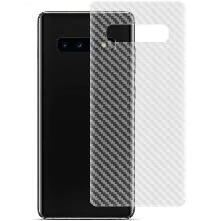 For Galaxy S10+ IMAK Carbon Fiber Pattern PVC Back Protective Film