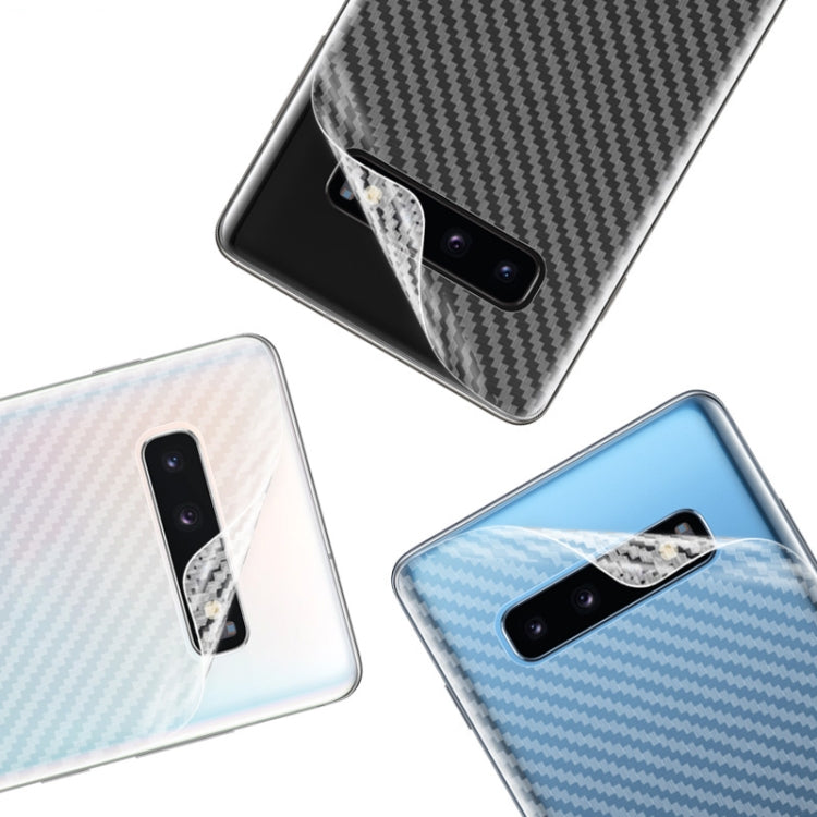 For Galaxy S10+ IMAK Carbon Fiber Pattern PVC Back Protective Film