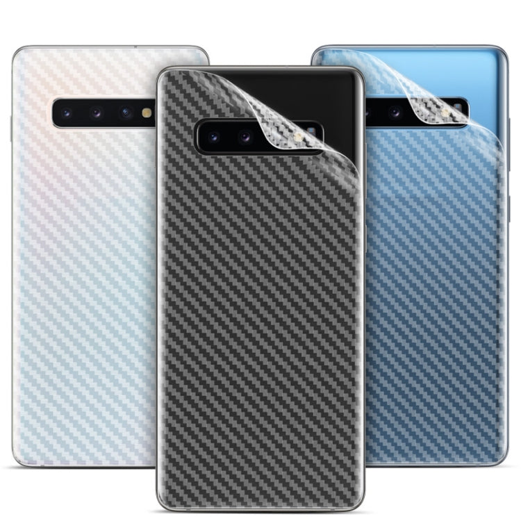 For Galaxy S10+ IMAK Carbon Fiber Pattern PVC Back Protective Film