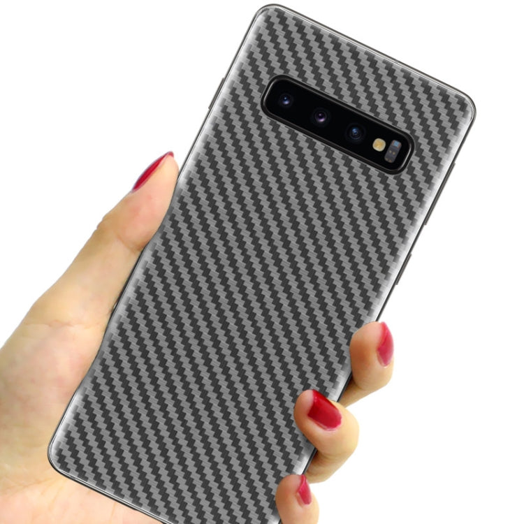 For Galaxy S10 IMAK Carbon Fiber Pattern PVC Back Protective Film