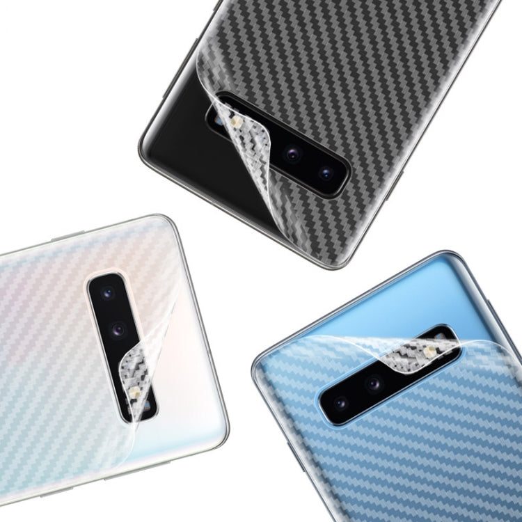 For Galaxy S10 IMAK Carbon Fiber Pattern PVC Back Protective Film