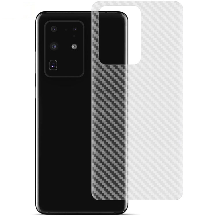 For Galaxy S20 Ultra IMAK Carbon Fiber Pattern PVC Back Protective Film