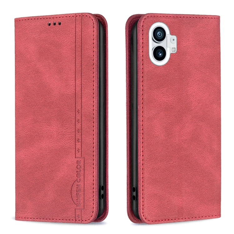 For Nothing Phone 1 Magnetic RFID Blocking Anti-Theft Leather Phone Case