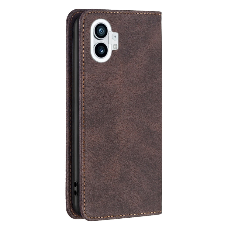 For Nothing Phone 1 Magnetic RFID Blocking Anti-Theft Leather Phone Case