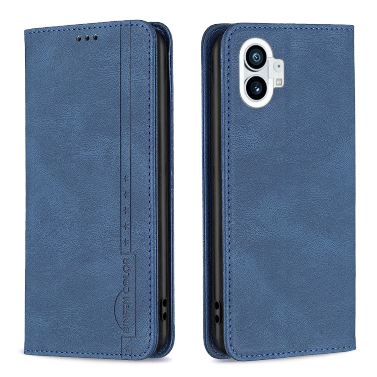 For Nothing Phone 1 Magnetic RFID Blocking Anti-Theft Leather Phone Case