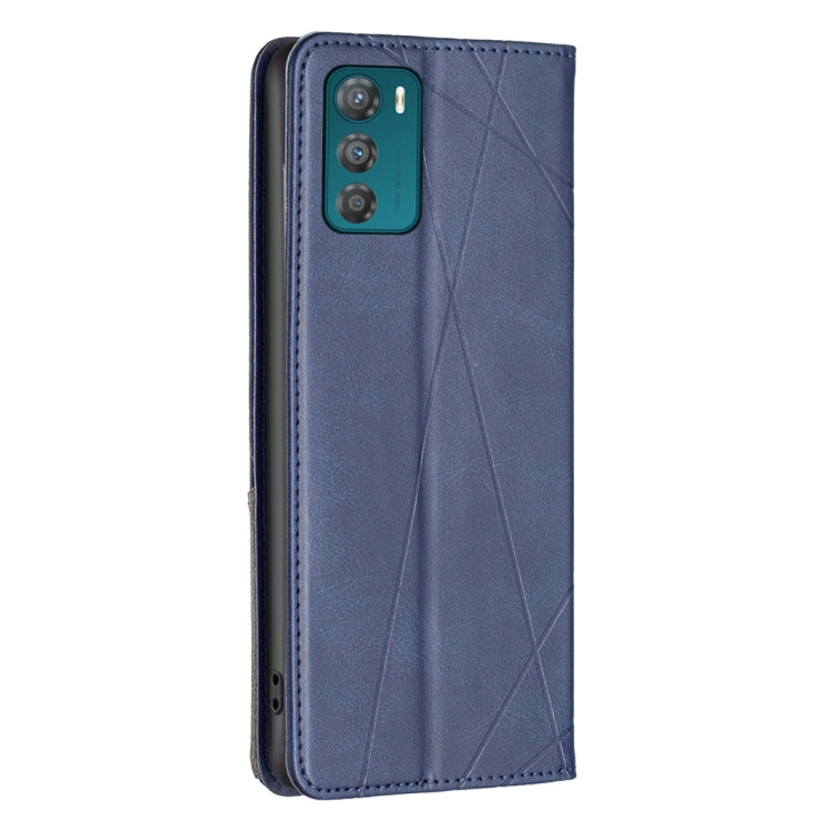 For Motorola Moto G42 4G Prismatic Invisible Magnetic Leather Phone Case
