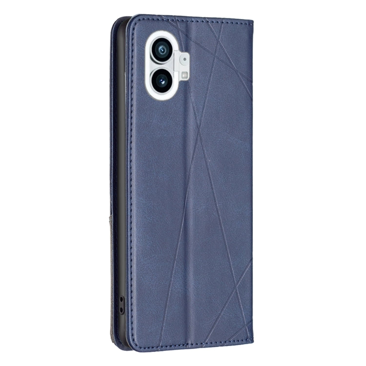 For Nothing Phone 1 Prismatic Invisible Magnetic Leather Phone Case