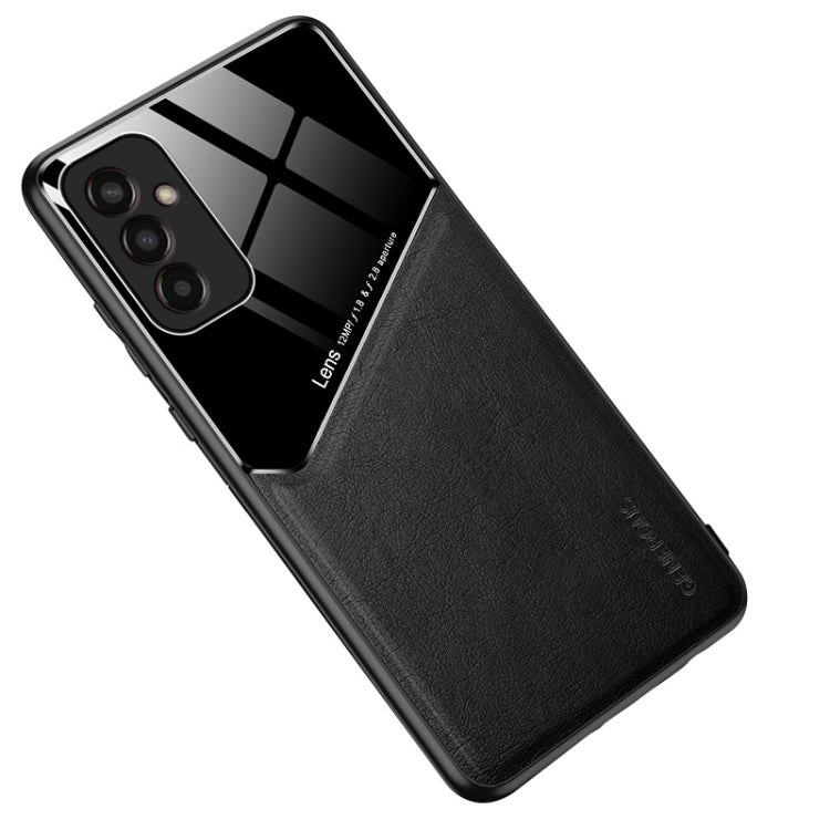 For Samsung Galaxy M13 4G All-inclusive Leather + Organic Glass Phone Case