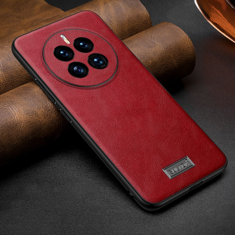 For Huawei Mate 50 SULADA Shockproof TPU + Handmade Leather Protective Phone Case