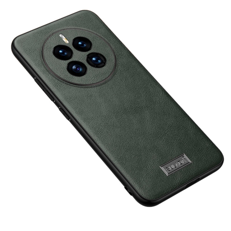For Huawei Mate 50 SULADA Shockproof TPU + Handmade Leather Protective Phone Case