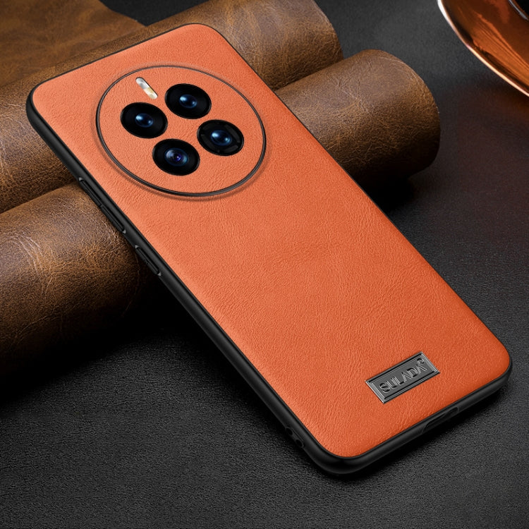 For Huawei Mate 50 SULADA Shockproof TPU + Handmade Leather Protective Phone Case
