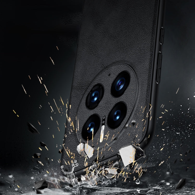 For Huawei Mate 50 SULADA Shockproof TPU + Handmade Leather Protective Phone Case