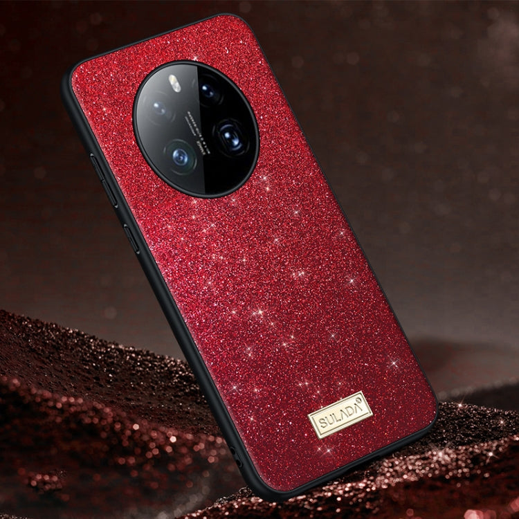 For Huawei Mate 50 SULADA Shockproof TPU + Handmade Leather Phone Case