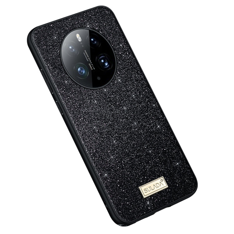 For Huawei Mate 50 Pro SULADA Shockproof TPU + Handmade Leather Phone Case