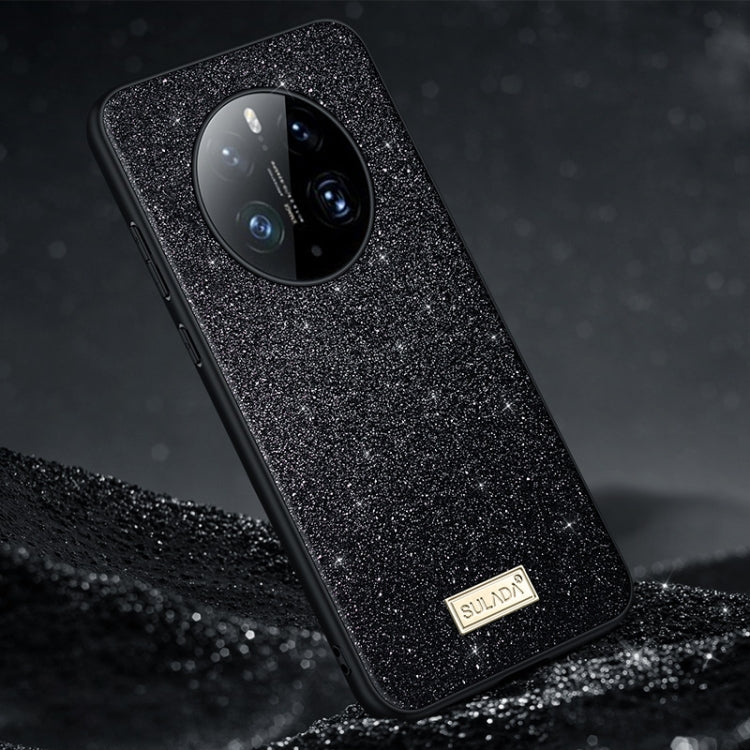 For Huawei Mate 50 Pro SULADA Shockproof TPU + Handmade Leather Phone Case