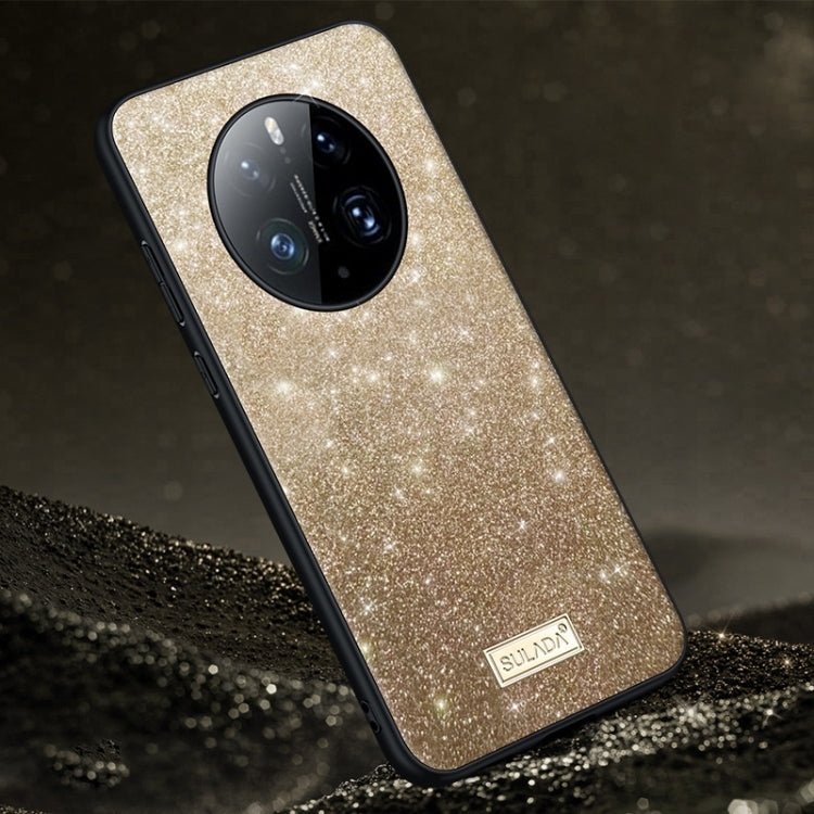 For Huawei Mate 50 Pro SULADA Shockproof TPU + Handmade Leather Phone Case