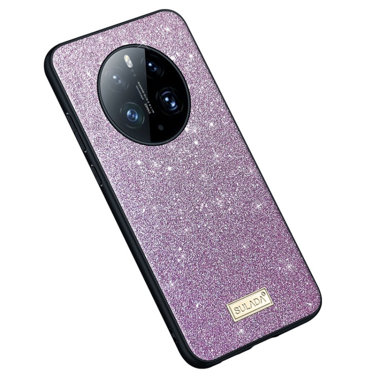 For Huawei Mate 50 Pro SULADA Shockproof TPU + Handmade Leather Phone Case