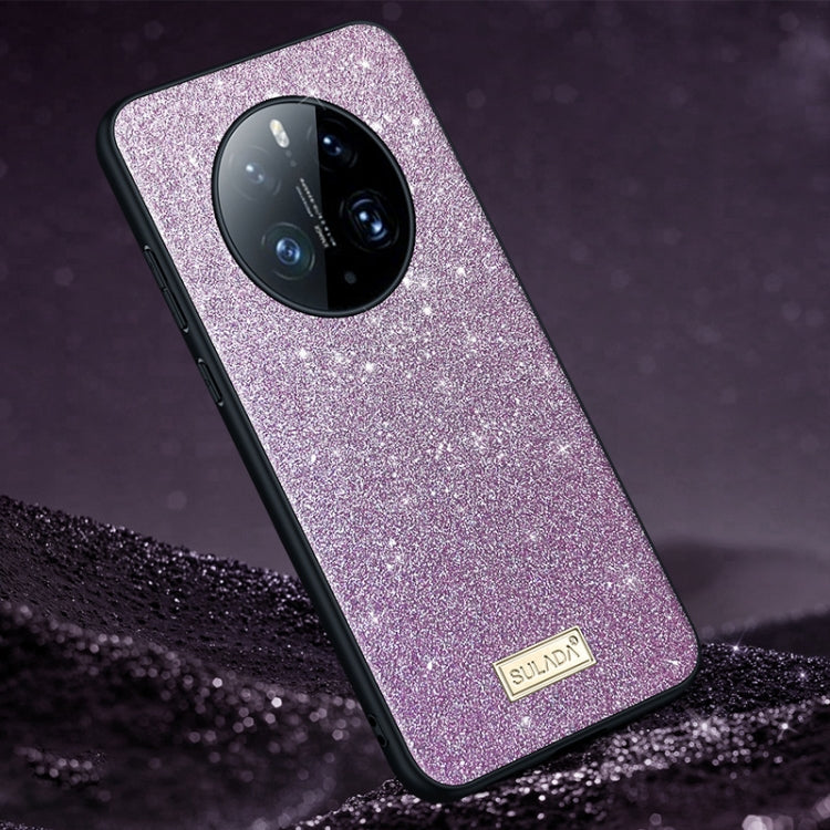 For Huawei Mate 50 Pro SULADA Shockproof TPU + Handmade Leather Phone Case
