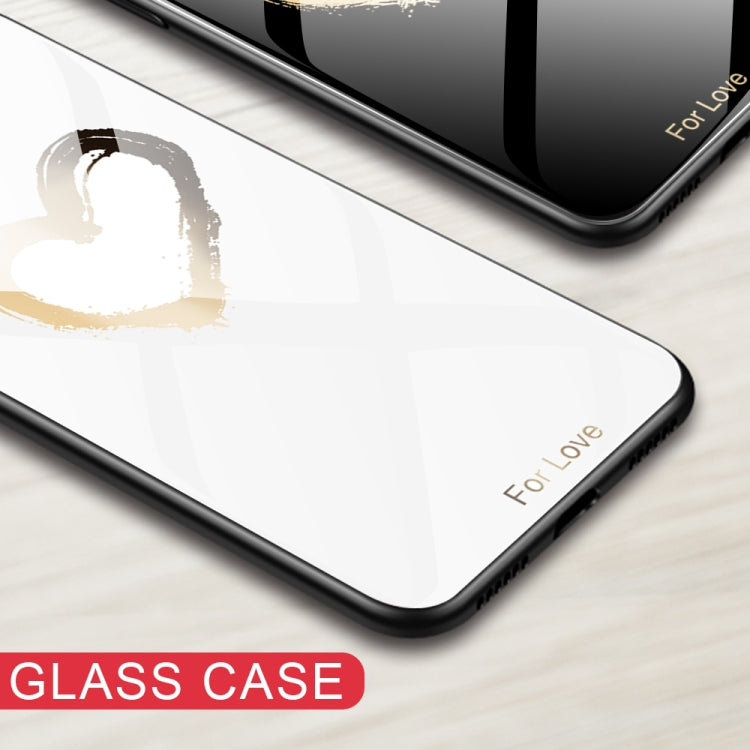 For iPhone 13 Pro Colorful Painted Glass Phone Case