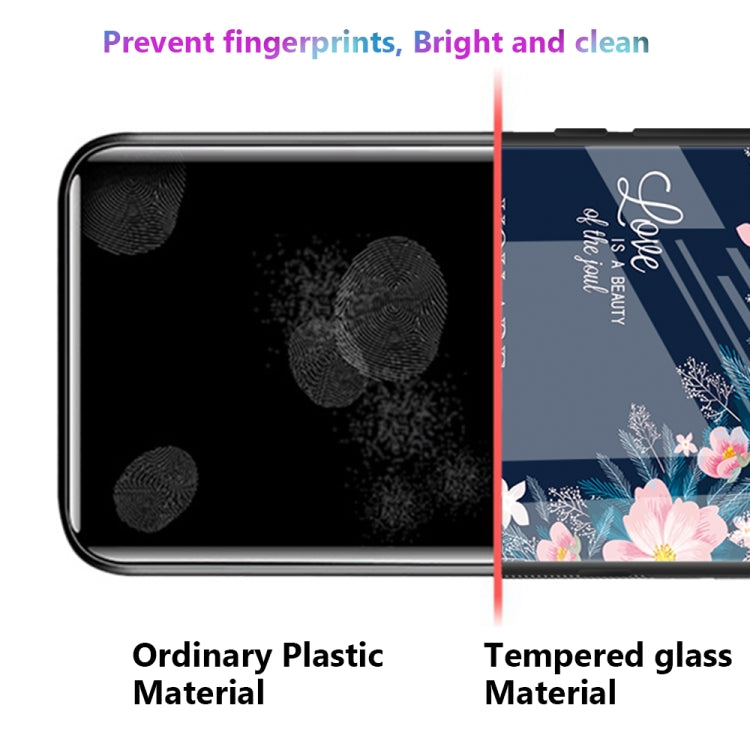 For iPhone 13 Colorful Painted Glass Phone Case