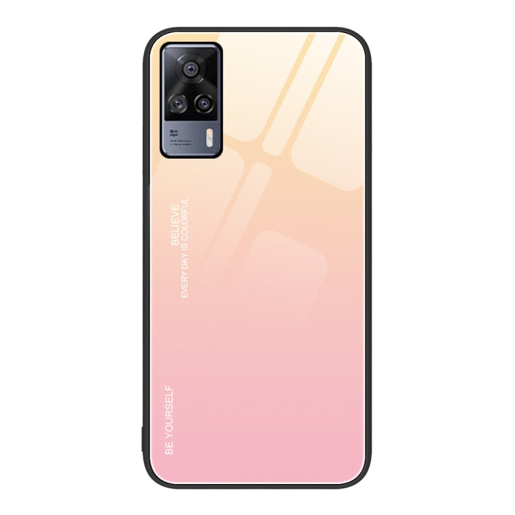 For vivo S9e Gradient Color Glass Case