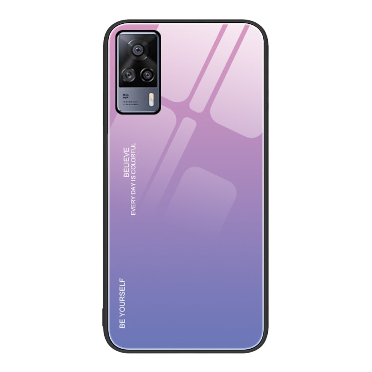 For vivo S9e Gradient Color Glass Case