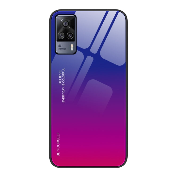For vivo S9e Gradient Color Glass Case