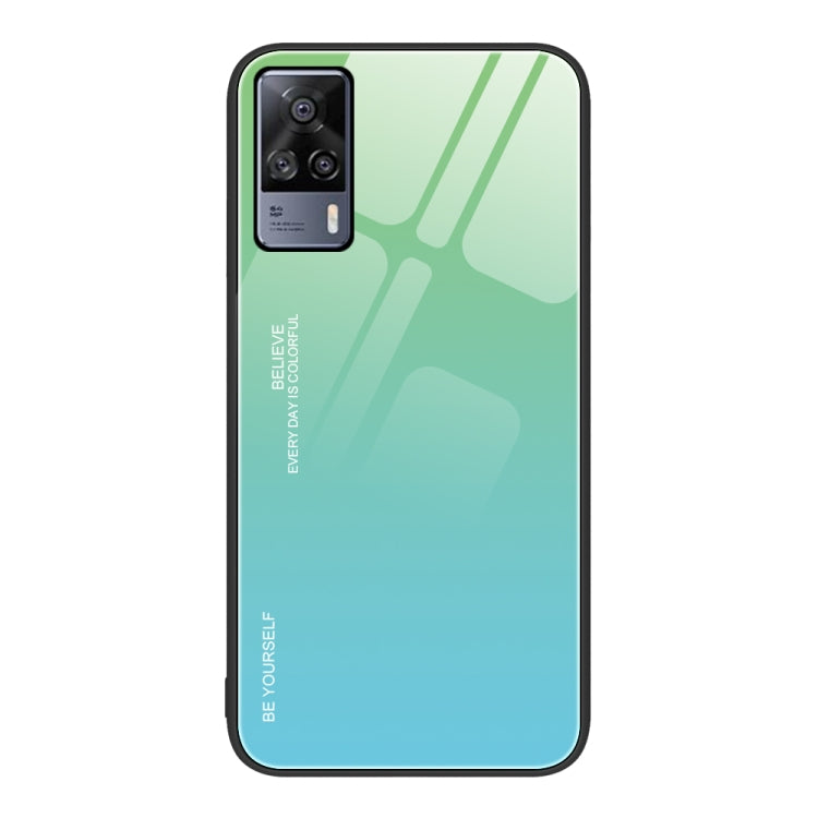 For vivo S9e Gradient Color Glass Case