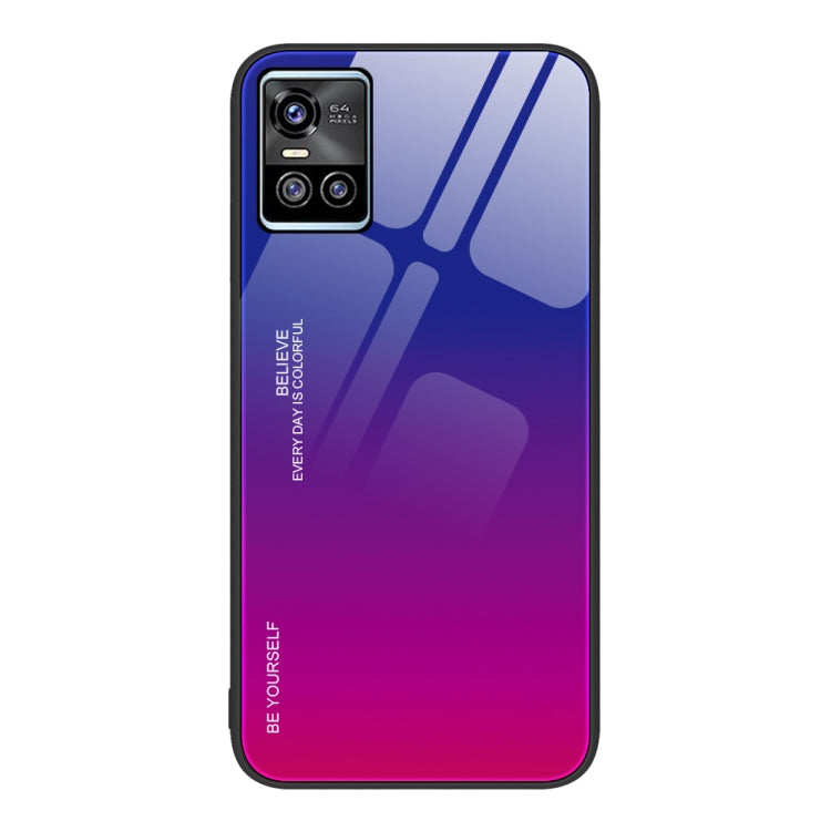 For vivo S10 Gradient Color Glass Case